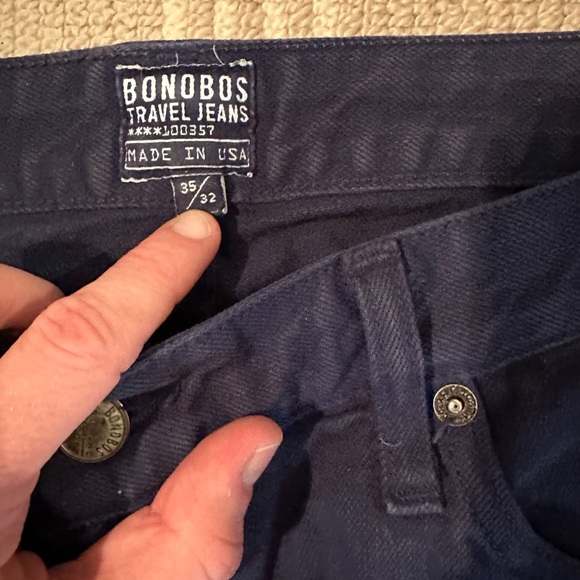 Bonobos Men’s Pants (2 pairs) chino and jeans - Picture 8 of 8